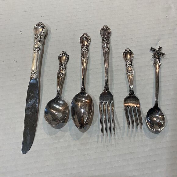 1947 Roger’s Bros Silverware Lot Of  6 Read Description - Picture 1 of 6